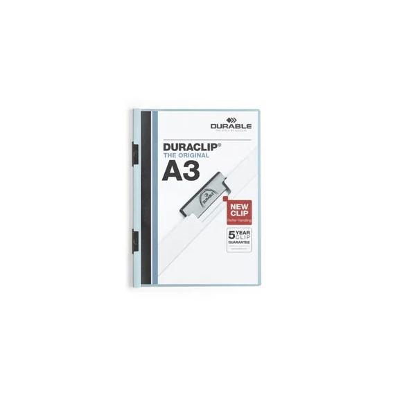 Clip-mappa Durable Duraclip A/3 60 lapig kék