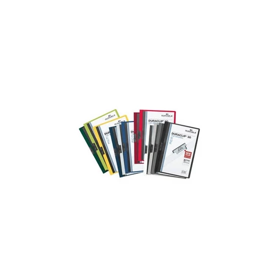 Clip-mappa Durable Duraclip A/4 30 lapig fehér