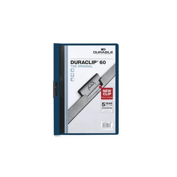 Clip-mappa Durable Duraclip A/4 60 lapig sötétkék