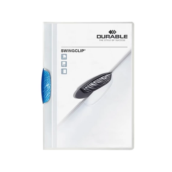 Clip-mappa Durable Swingclip A/4 30 lapig kék