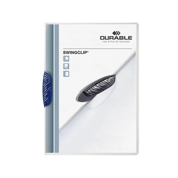 Clip-mappa Durable Swingclip A/4 30 lapig sötétkék