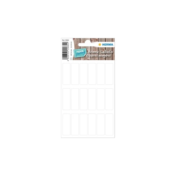 Dekormatrica Herma konyhai címke 12x34 mm fehér