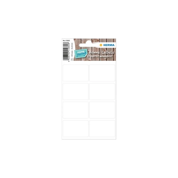 Dekormatrica Herma konyhai címke 25x40 mm fehér