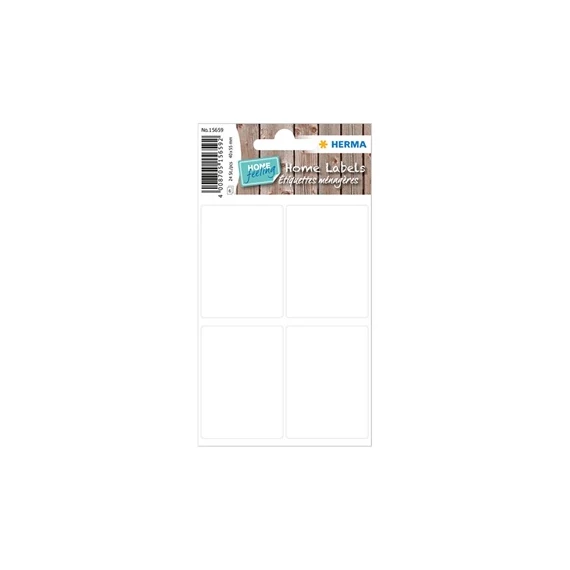 Dekormatrica Herma konyhai címke 40x55 mm fehér
