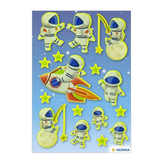 Dekormatrica Herma Luca a holdon, neon