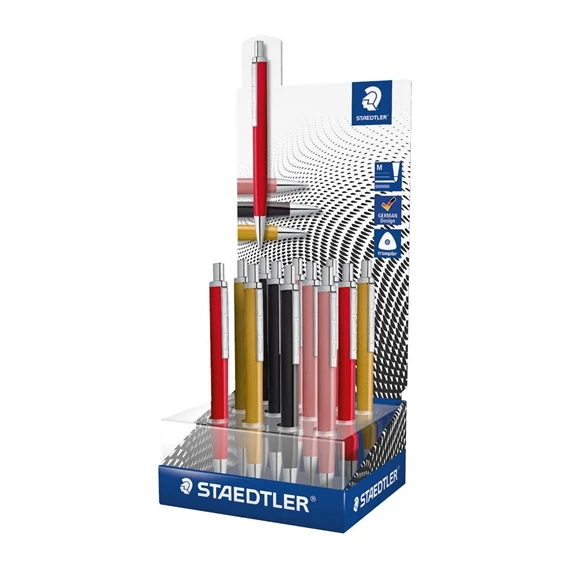 Golyóstoll Staedtler Triplus 12 db-os display