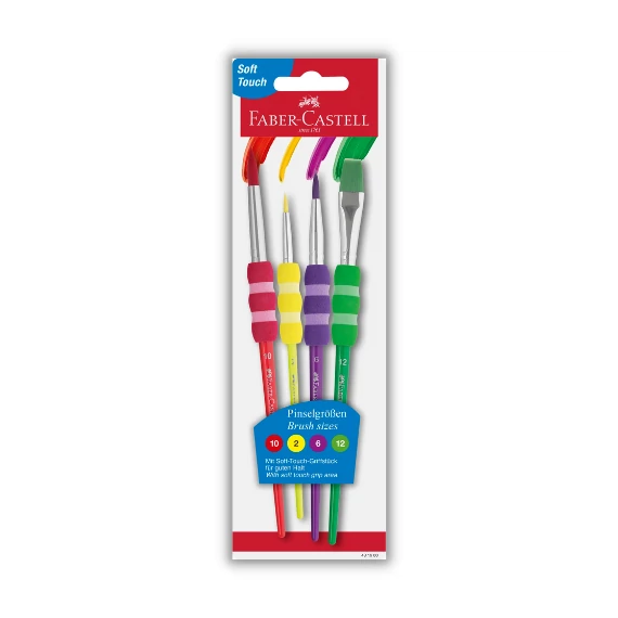 Ecsetkészlet Faber-Castell 4 db-os klt. 2/6/10/12