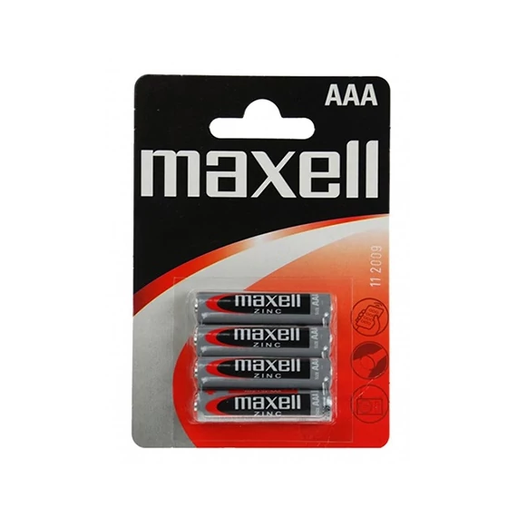 Elem Maxell féltartós R03 AAA mikro 4 db/csomag