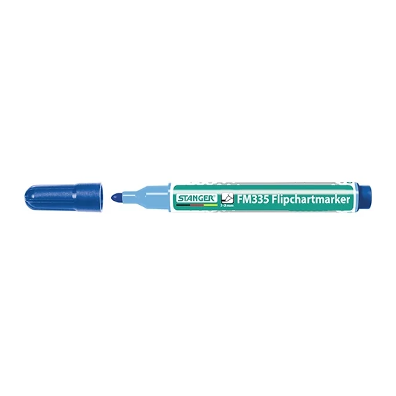 Flipchartmarker Stanger FM335 kerek 1-3 mm kék
