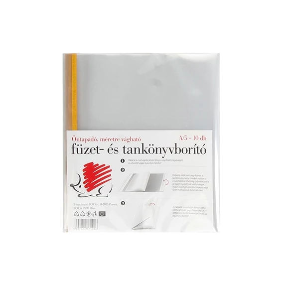 Füzet- és Tankönyvborító Ico Süni A/5 10 db/csomag