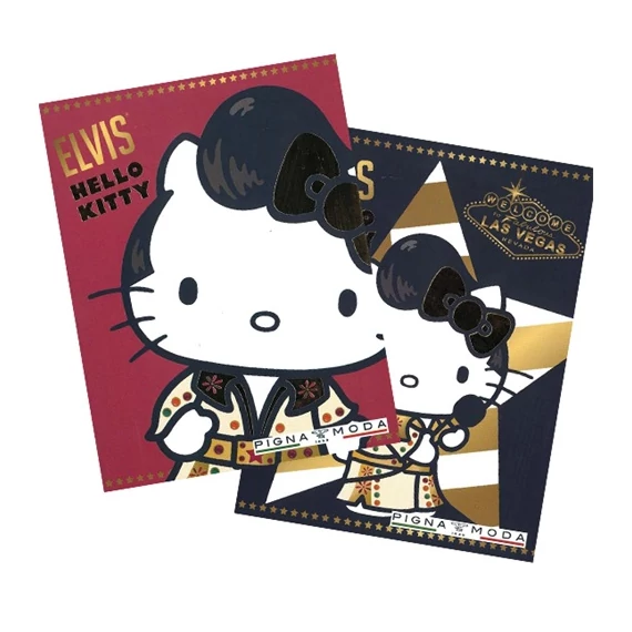 Füzet A/5 Hello Kitty Elvis kockás