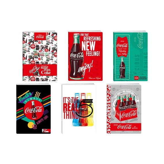 Füzet Bestbuy Coca-Cola A4 50 lapos kockás