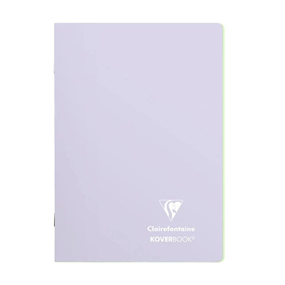 Füzet Clairefontaine Koverbook Blush A/5 48 lapos PP borítású vonalas lila