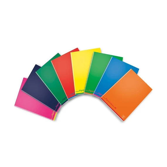 Füzet Pigna Colours 100 A/4 tűzött 38 lapos kockás