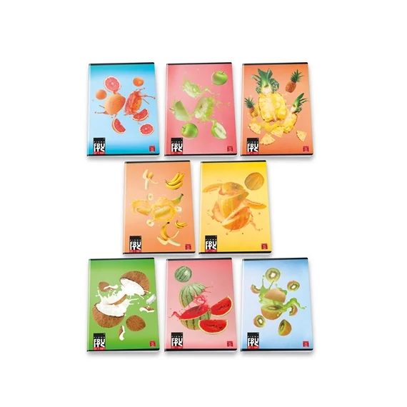 Füzet Pigna Fruits A/5 tűzött 42 lapos vonalas