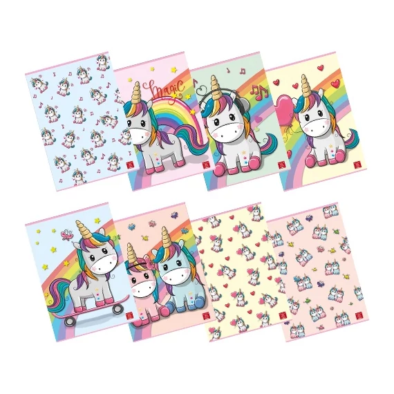 Füzet Pigna Unicorni A/5 42 lapos vonalas