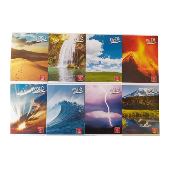 Füzet Pigna kisalakú 32 lapos kockás Energy