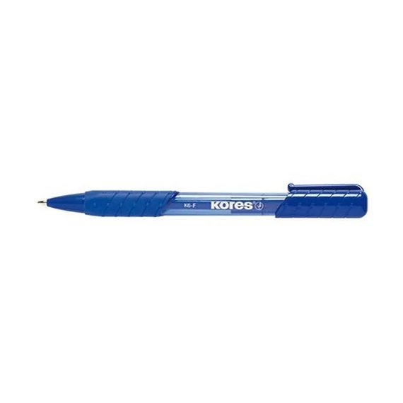 Golyóstoll Kores K6-F 0,5 mm nyomógombos