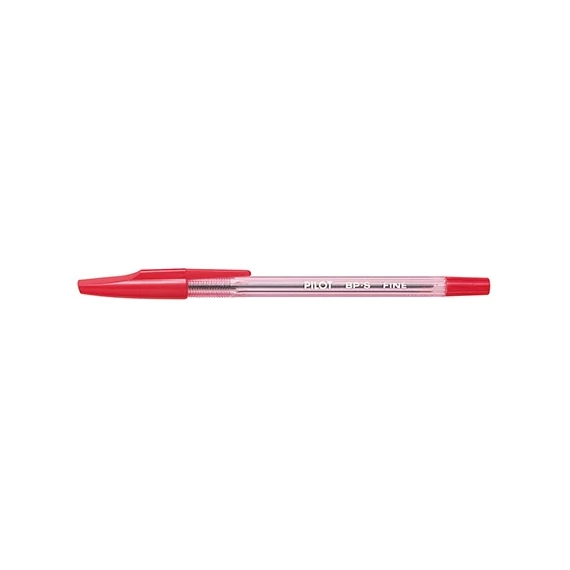Golyóstoll Pilot kupakos BP-S piros