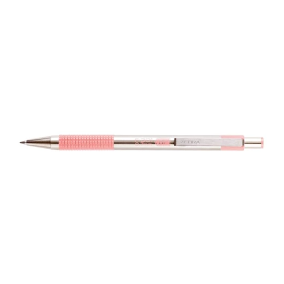 Golyóstoll Zebra F-301 pastel 0,7 mm pasztellrózsaszín