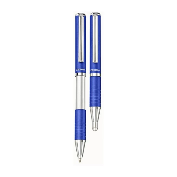 Golyóstoll Zebra SL-F1 0.7 mm díszdobozban Metál kék