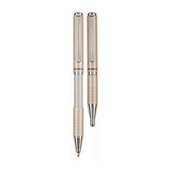 Golyóstoll Zebra SL-F1 0.7 mm díszdobozban Metál pezsgő