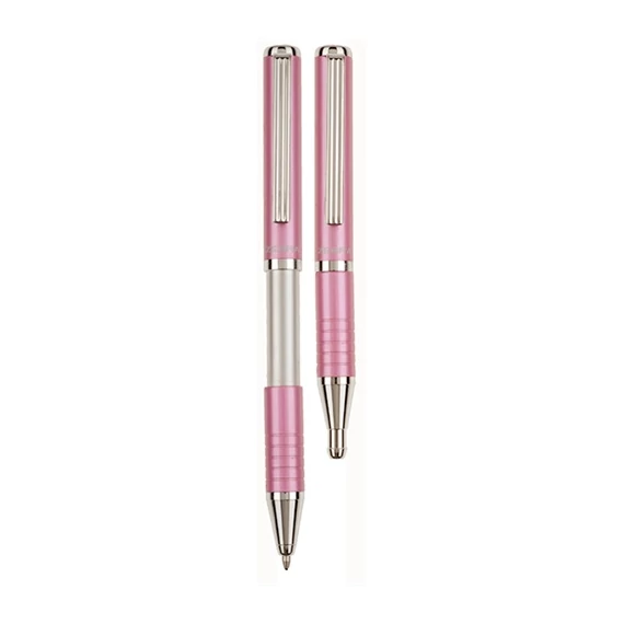 Golyóstoll Zebra SL-F1 0.7 mm díszdobozban Metál rózsaszín