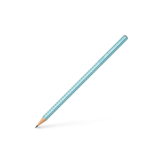 Grafitirón Faber-Castell Sparkle gyöngyházfényű metál óceánkék