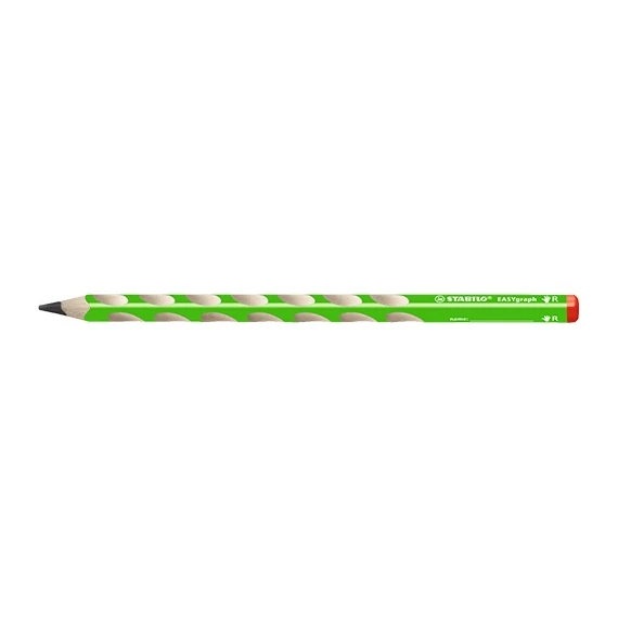 Grafitirón Stabilo Easy graph HB jobbkezes green