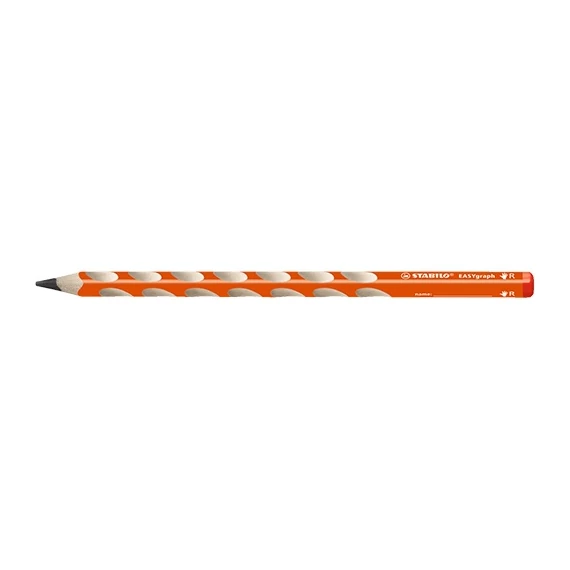 Grafitirón Stabilo Easy graph HB jobbkezes orange
