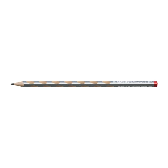 Grafitirón Stabilo Easy graph Slim Metallic Edition HB jobbkezes ezüst