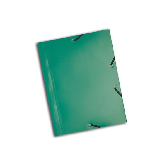 Gumis mappa PP Exacompta Opaque A/4 zöld