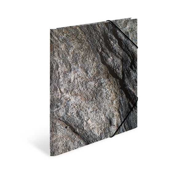 Gumis mappa karton Herma A/4 Kő