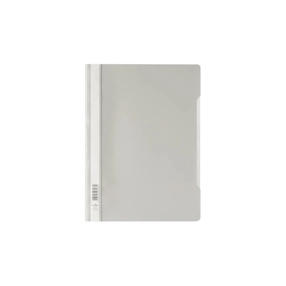 Gyorsfűző PVC Durable A/4 áttetsző előlap szürke