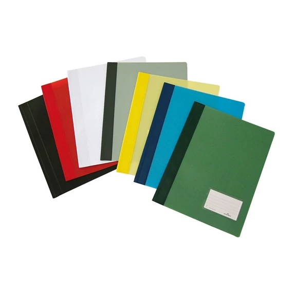 Gyorsfűző PVC Durable Duralux A/4 áttetsző extra erős sárga