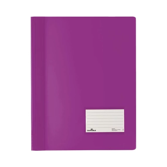 Gyorsfűző PVC Durable Duralux A/4 extra erős lila
