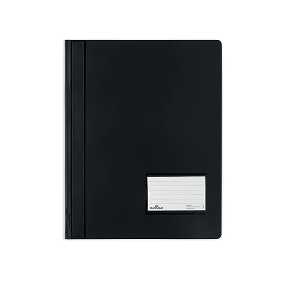 Gyorsfűző PVC Durable Duralux A/4 fekete