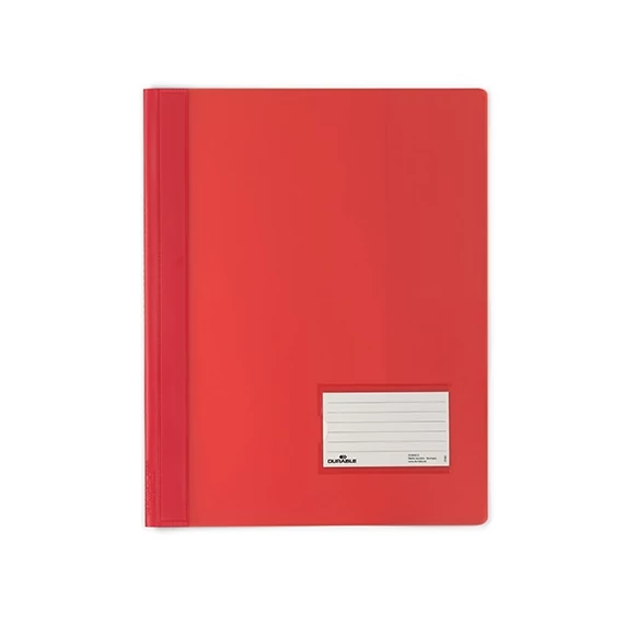 Gyorsfűző PVC Durable Duralux A/4  piros