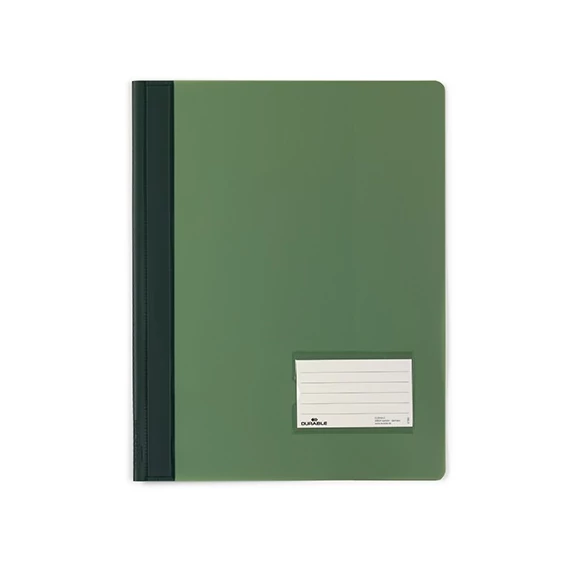 Gyorsfűző PVC Durable Duralux A/4  zöld