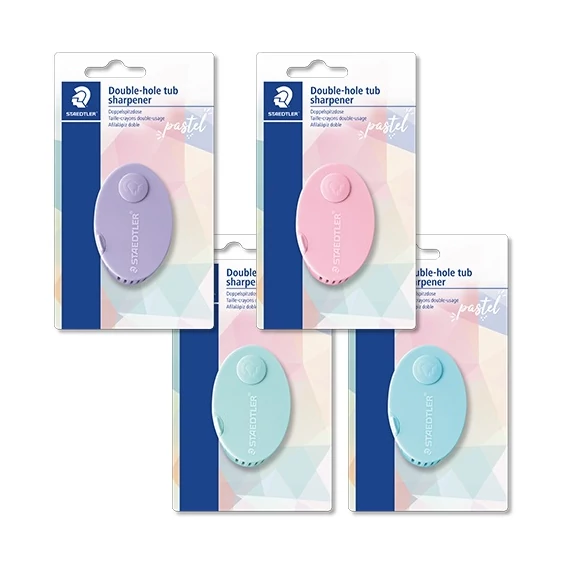 Hegyező Staedtler Pastel 2 lyukú műanyag bliszteres