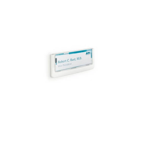 Információs tábla Durable Click Sign 14.9x5.25 cm fehér