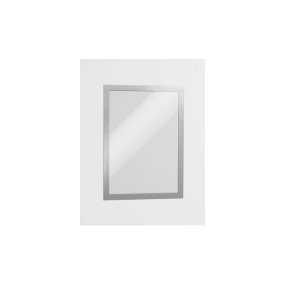 Információs tábla Durable Duraframe Poster 50x70 cm ezüst