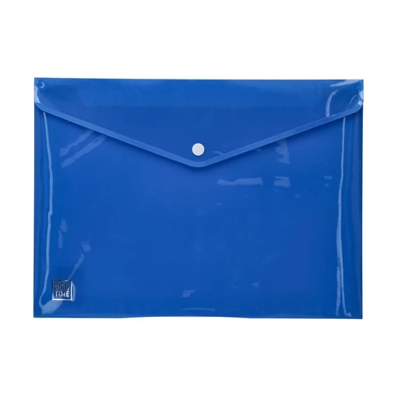 Irattartó tasak BiroTime A/4 patentos kék