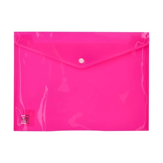 Irattartó tasak BiroTime A/4 patentos pink
