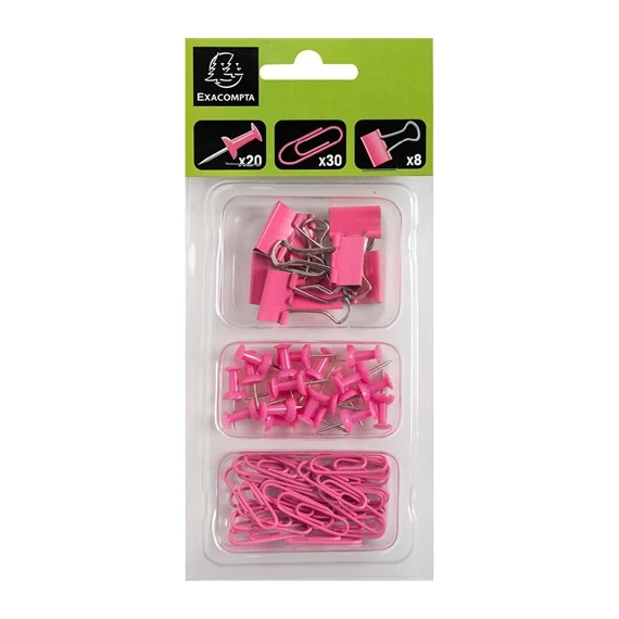Irodai szett Exacompta Iderama 58 db-os pink