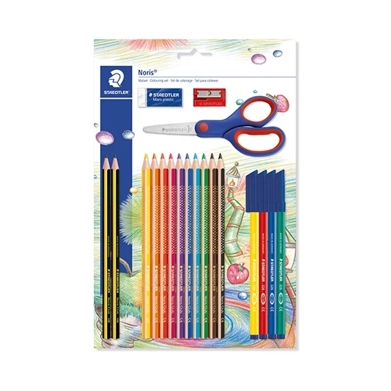 Iskolai szett Staedtler Noris ollóval
