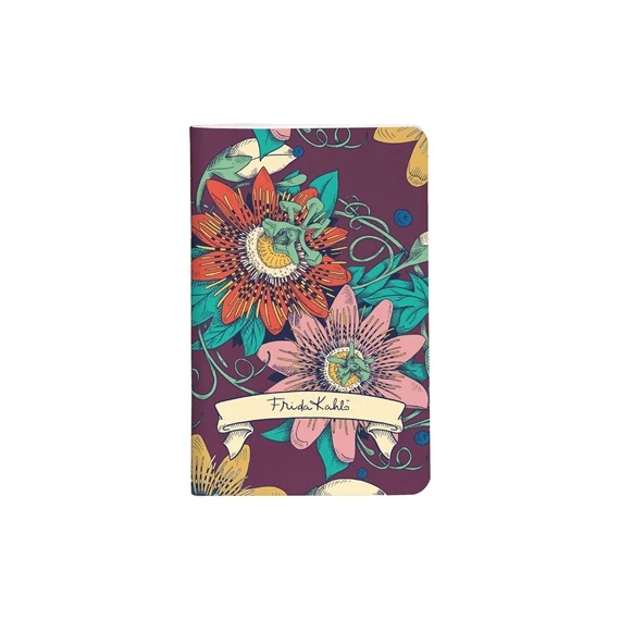 Jegyzetfüzet Clairefontaine Frida Kahlo 7,5x12 cm, 24 lapos, sima, vegyes minta