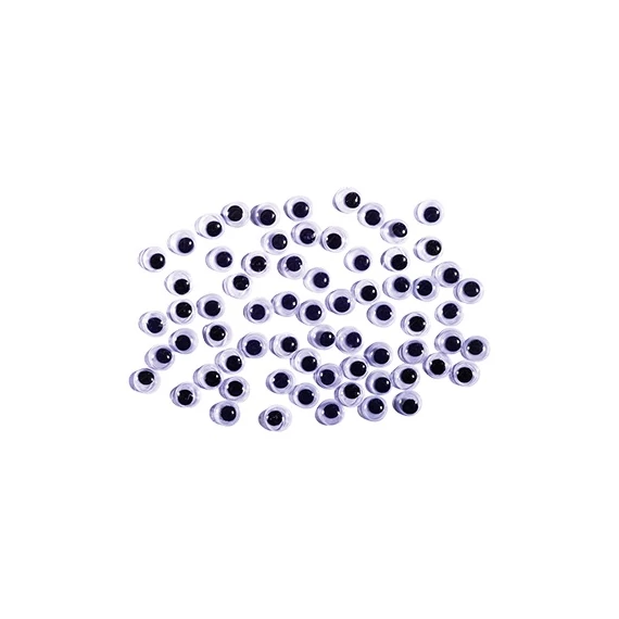 Kreatív Junior mozgószem, 7mm, 70 db/csomag