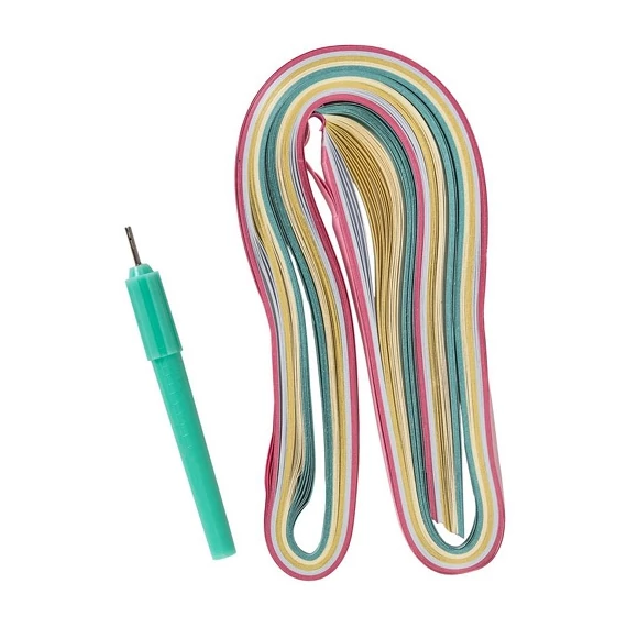 Kreatív Quilling papírcsík-szett Junior 5 mm x 75 cm vegyes színek