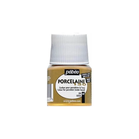 Kreatív porcelánfesték Pébéo Porcaline 150 égethető 45 ml arany